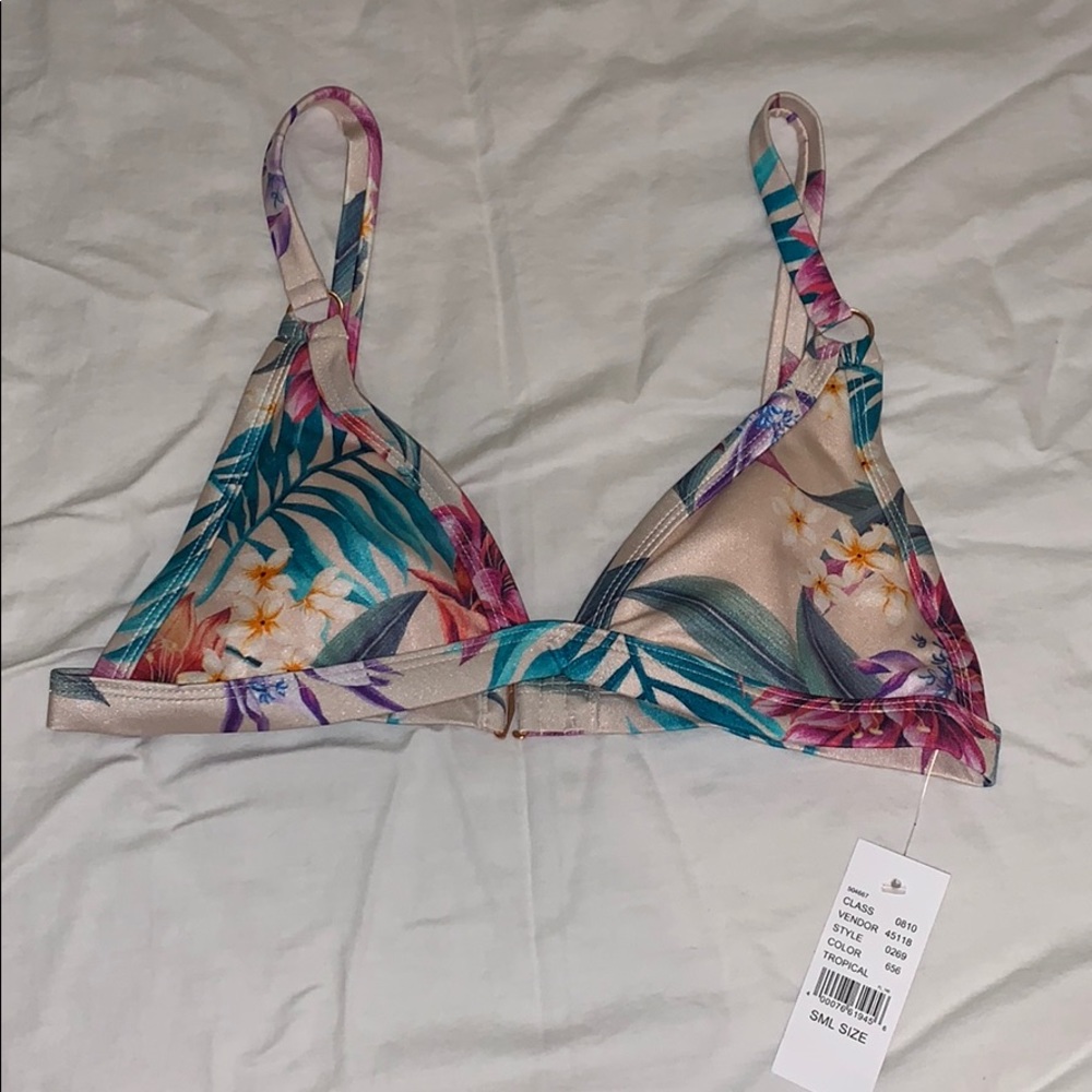 Palm Tree Triangle Bikini top